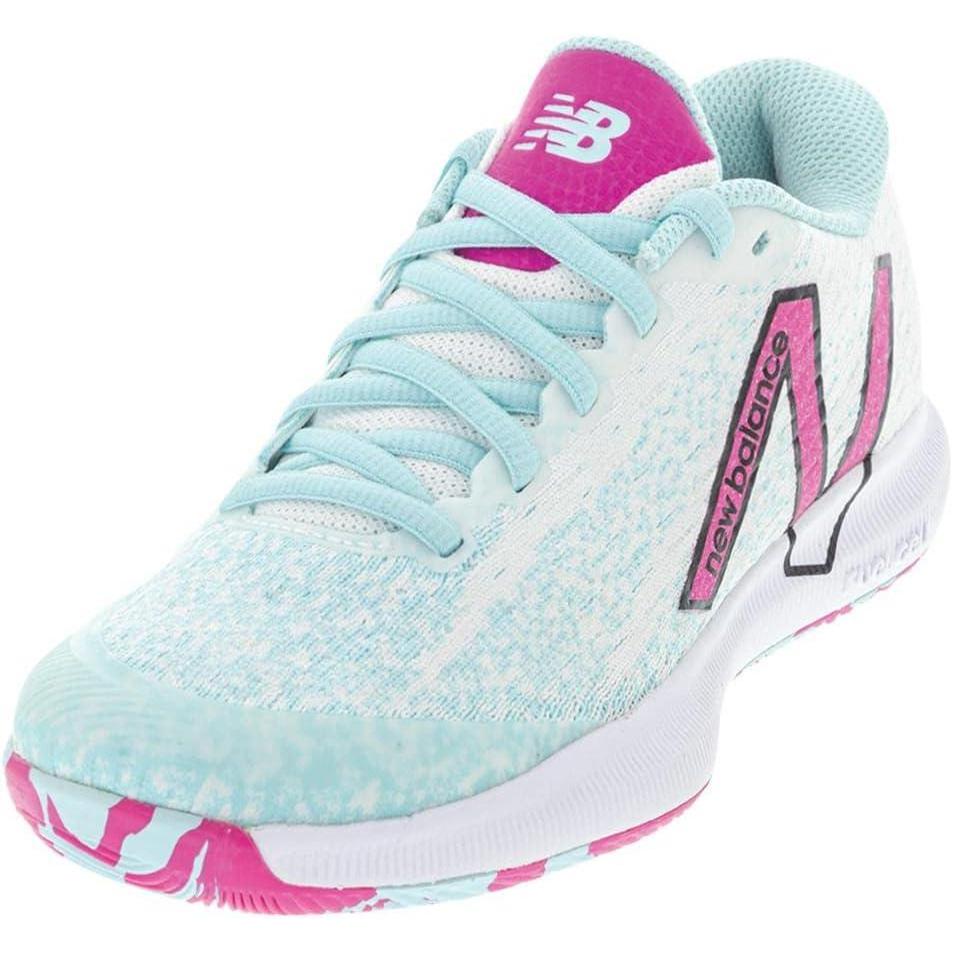 image:imageNew Balance Mens MC996 Lightweight Tennis ShoeWhitePink GloGlacier
