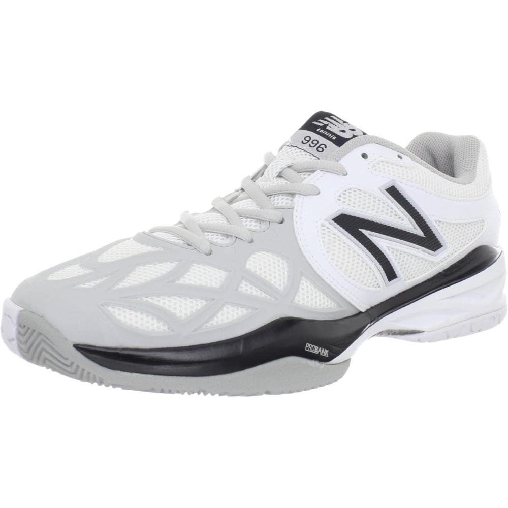 image:imageNew Balance Mens MC996 Lightweight Tennis ShoeWhiteSilver