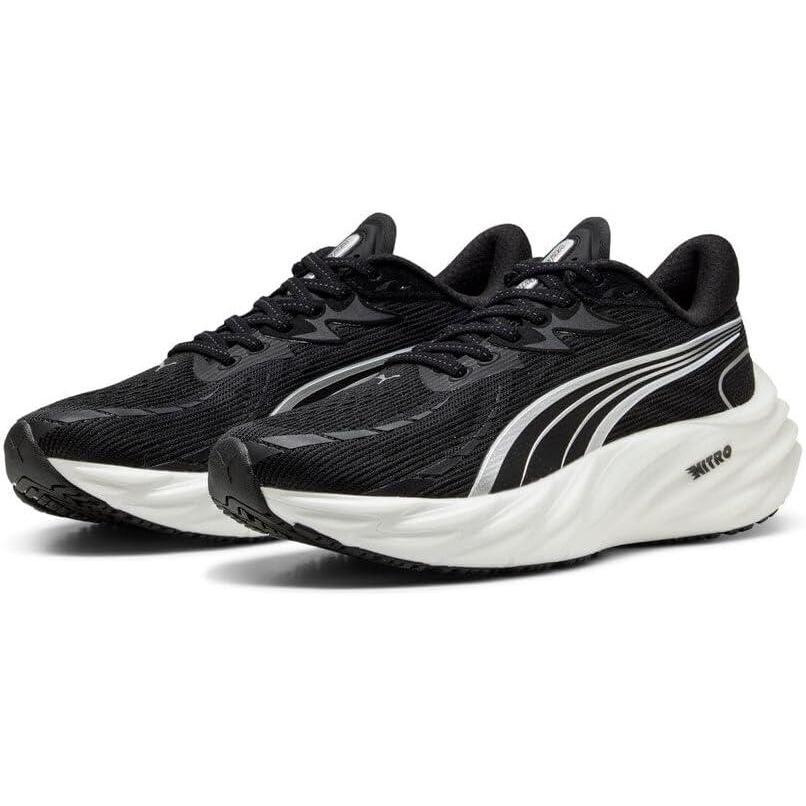 image:imagePuma Womens Velocity Nitro 4 Running ShoesBlackWhite