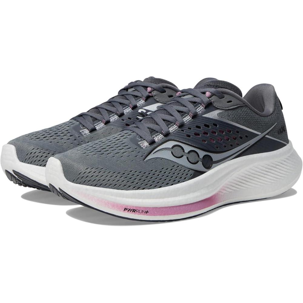image:imageSaucony Womens Ride 17 Running ShoesCinderOrchid