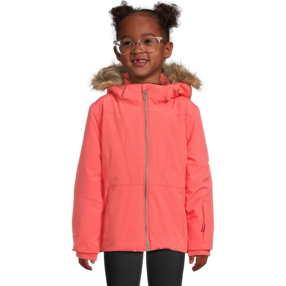 image:imageSpyder girls Lola Jacket ToddlerLittle KidCoral Haze