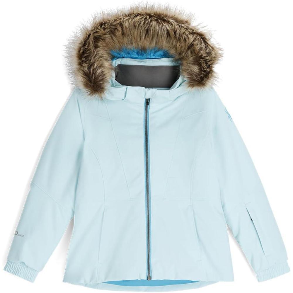 image:imageSpyder girls Lola Jacket ToddlerLittle KidCrystal Blue