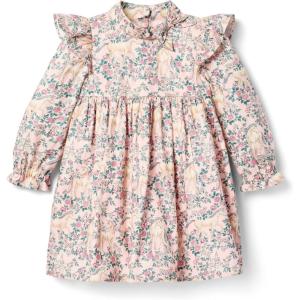 Janie and Jack Girls Unicorn Print Dress (Toddler/Little Kid/Big Kid)(Pink)