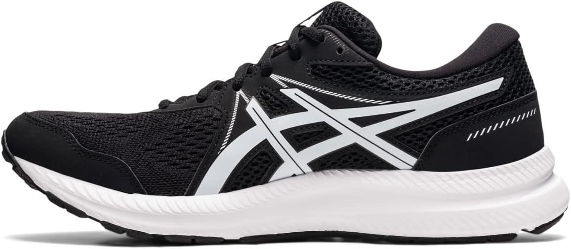 image:imageASICS Mens GelContend 7 Running ShoeBlackWhite