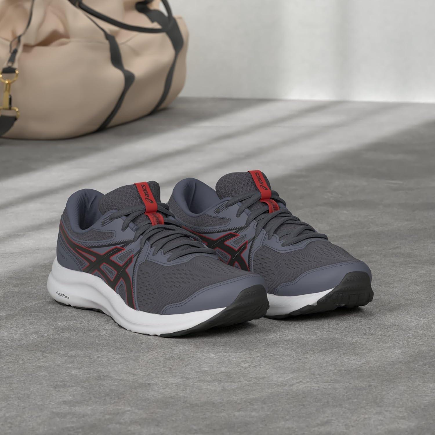 image:imageASICS Mens GelContend 7 Running ShoeCarrier GreyClassic Red