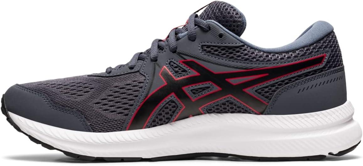 image:imageASICS Mens GelContend 7 Running ShoeCarrier GreyClassic Red