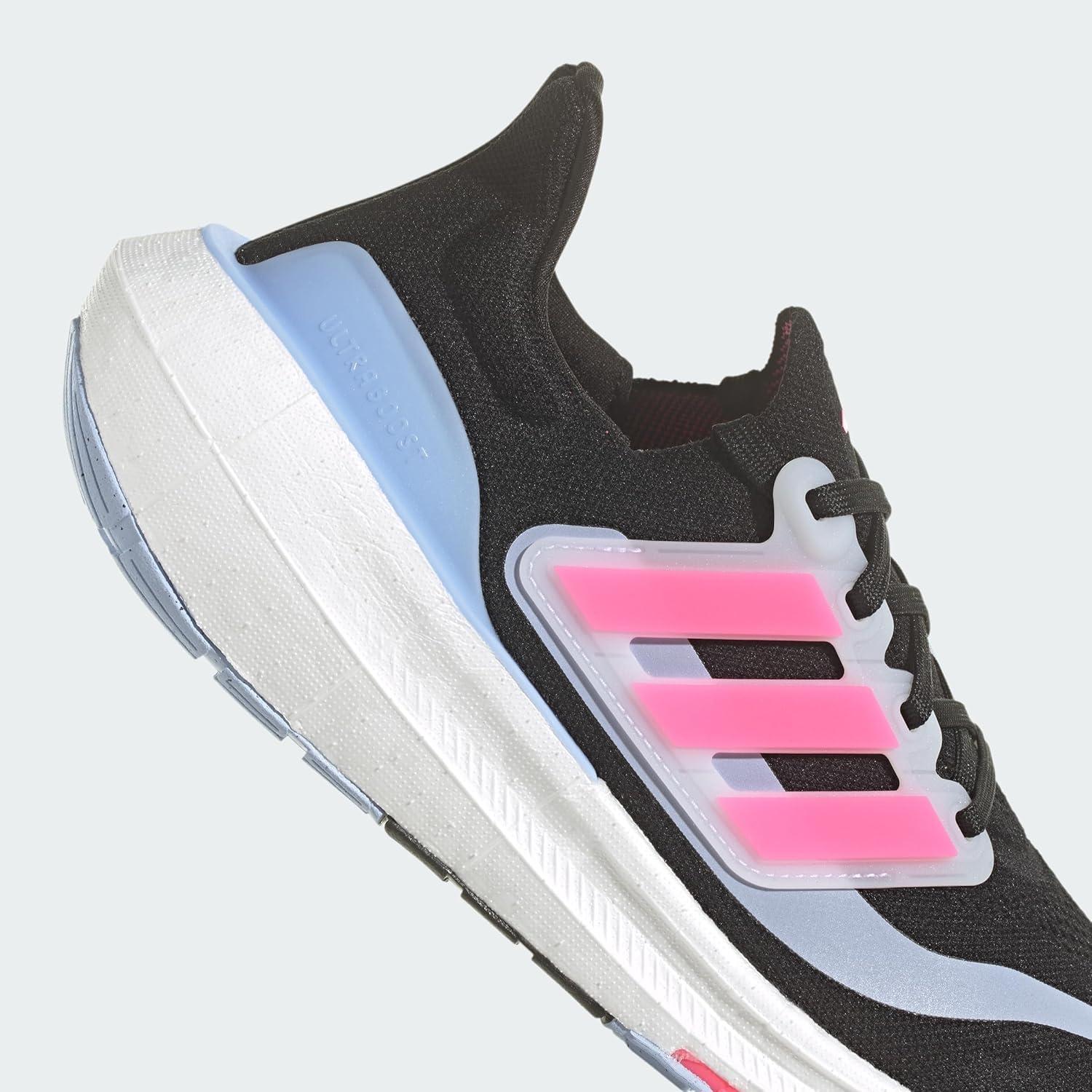 image:imageAdidas Womens Ultraboost Light Running ShoesSneakerBlackLucid PinkBlue Dawn