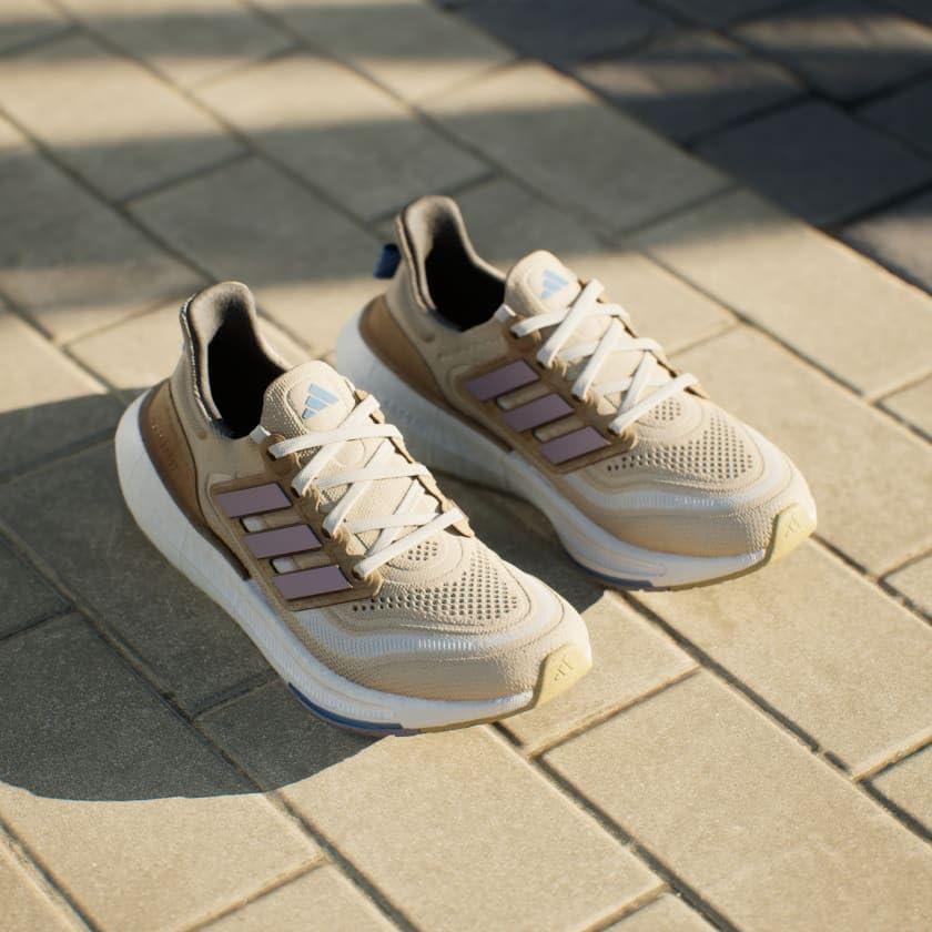 image:imageAdidas Womens Ultraboost Light Running ShoesSneakerCrystal SandPreloved FigBlue Burst