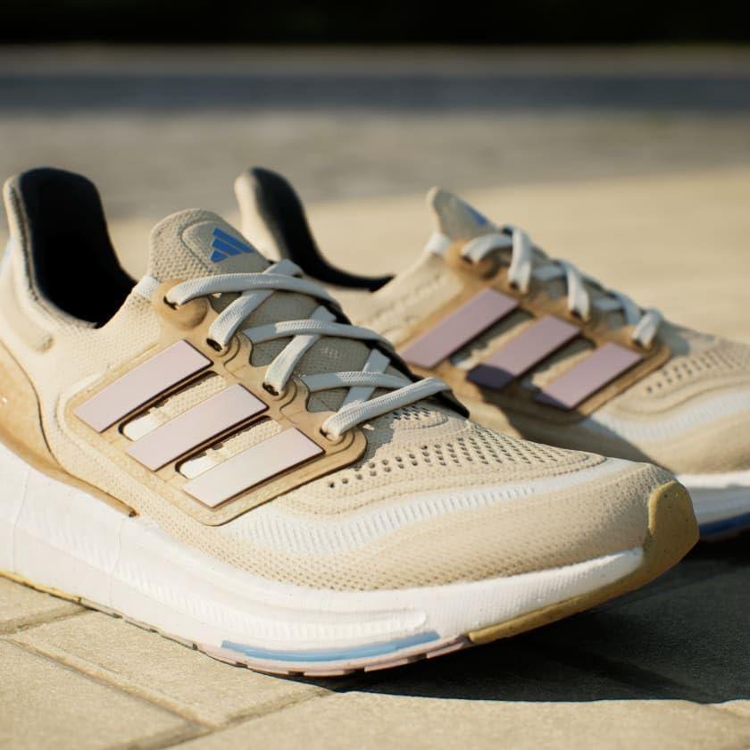 image:imageAdidas Womens Ultraboost Light Running ShoesSneakerCrystal SandPreloved FigBlue Burst