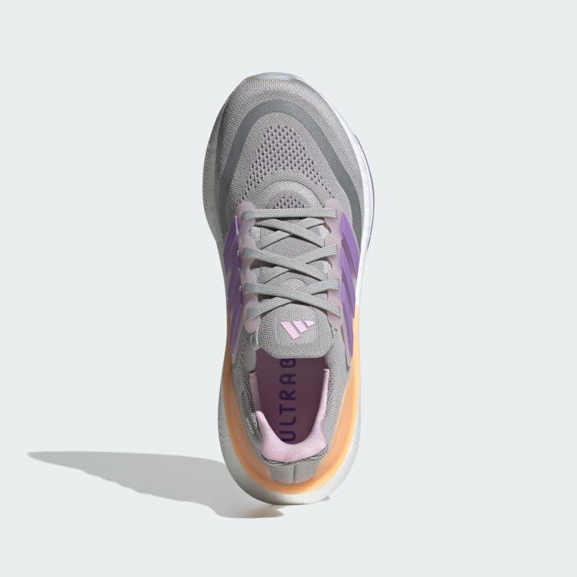 image:imageAdidas Womens Ultraboost Light Running ShoesSneakerGreyViolet FusionAcid Orange