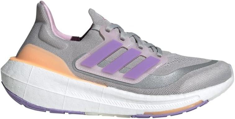 image:imageAdidas Womens Ultraboost Light Running ShoesSneakerGreyViolet FusionAcid Orange