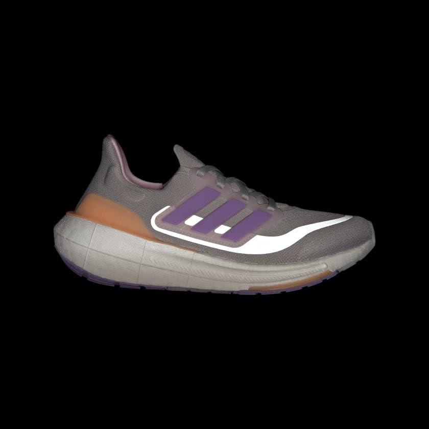 image:imageAdidas Womens Ultraboost Light Running ShoesSneakerGreyViolet FusionAcid Orange