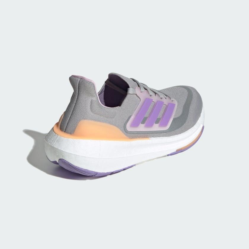 image:imageAdidas Womens Ultraboost Light Running ShoesSneakerGreyViolet FusionAcid Orange