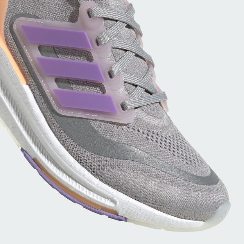 image:imageAdidas Womens Ultraboost Light Running ShoesSneakerGreyViolet FusionAcid Orange
