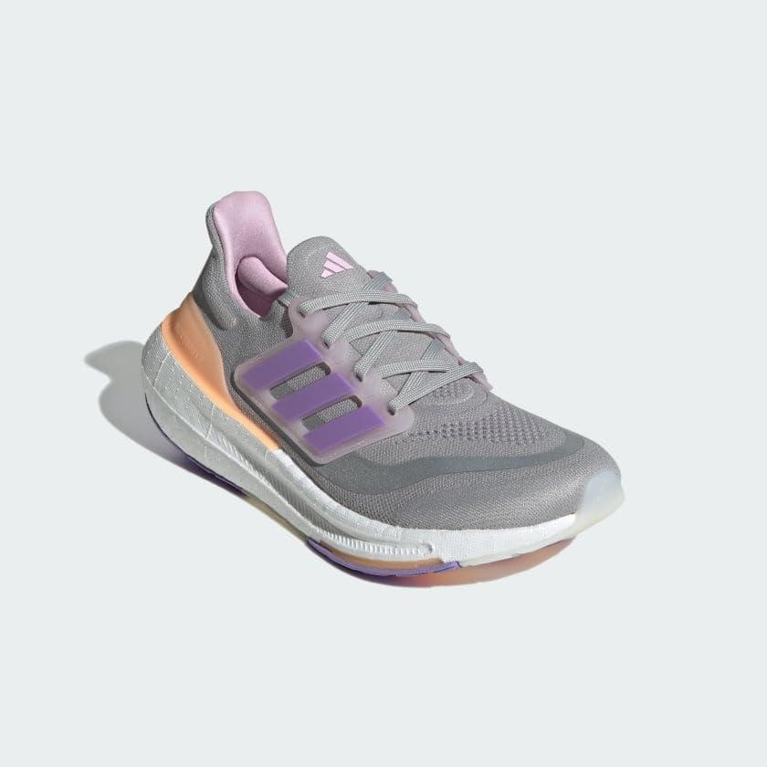 image:imageAdidas Womens Ultraboost Light Running ShoesSneakerGreyViolet FusionAcid Orange