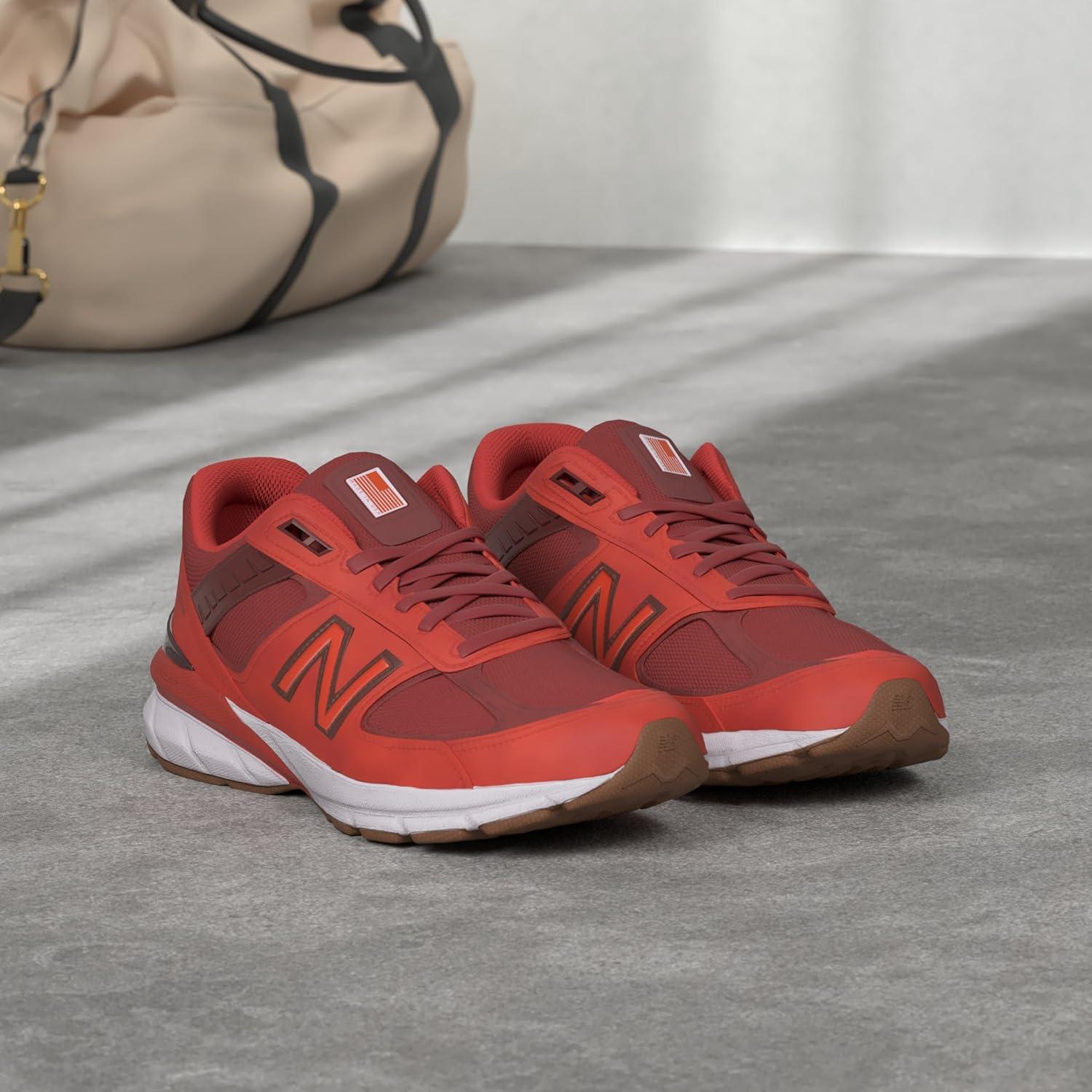 image:imageNew Balance Mens 990 V5 Running ShoesMolten LavaFireball