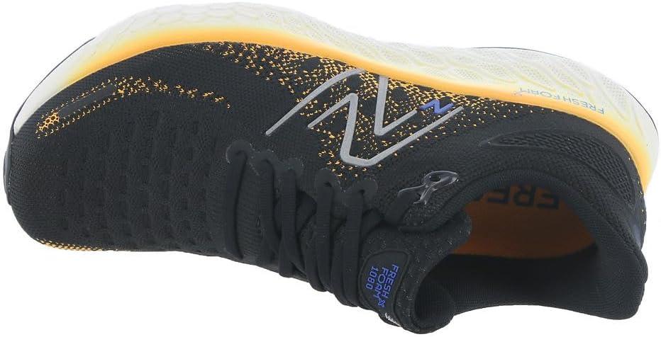 image:imageNew Balance Mens Fresh Foam 1080v6 Running ShoeBlackHot Marigold