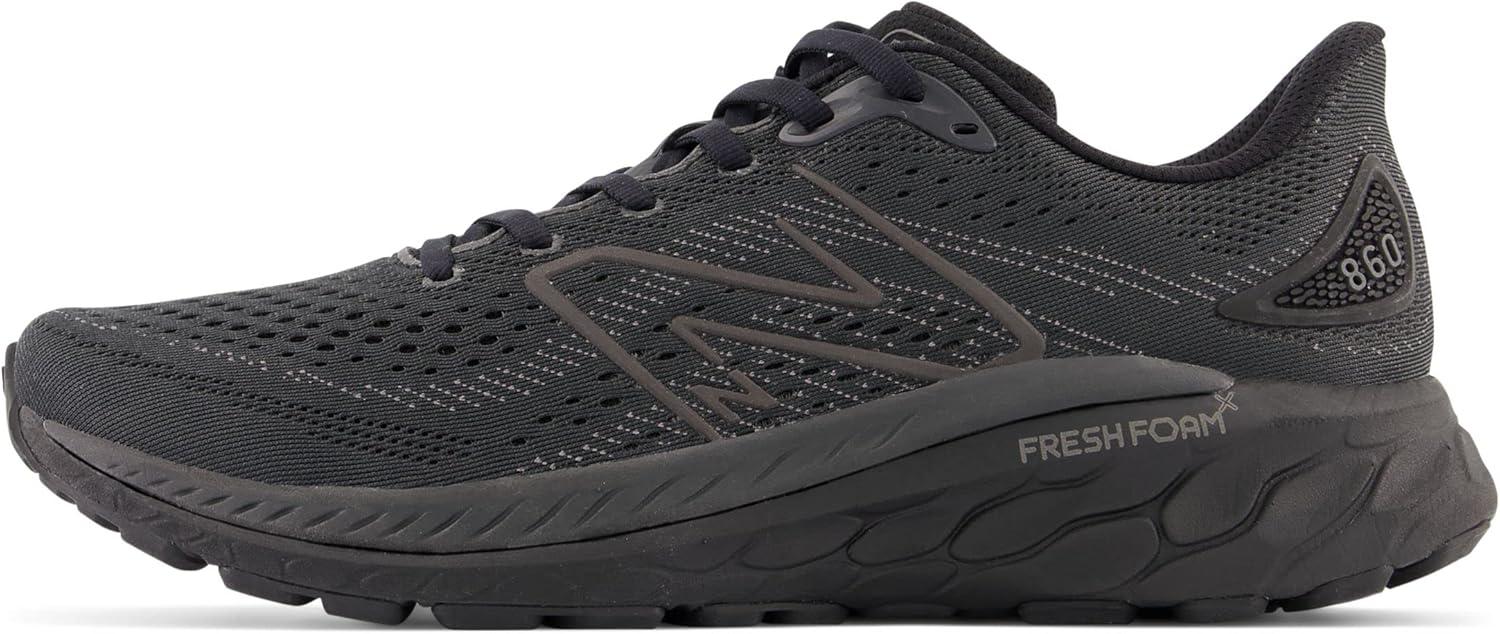 image:imageNew Balance Mens Fresh Foam 1080v6 Running ShoeBlackPhantomBlack Metallic