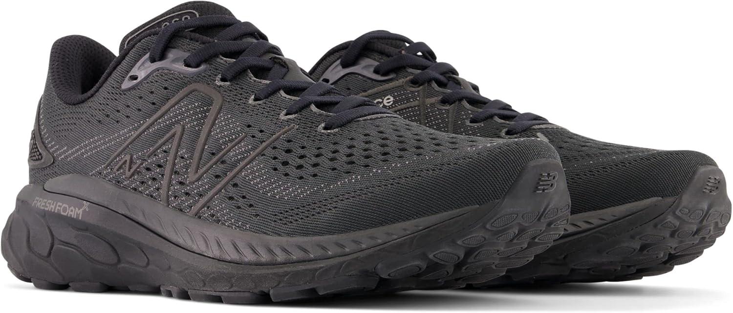 image:imageNew Balance Mens Fresh Foam 1080v6 Running ShoeBlackPhantomBlack Metallic