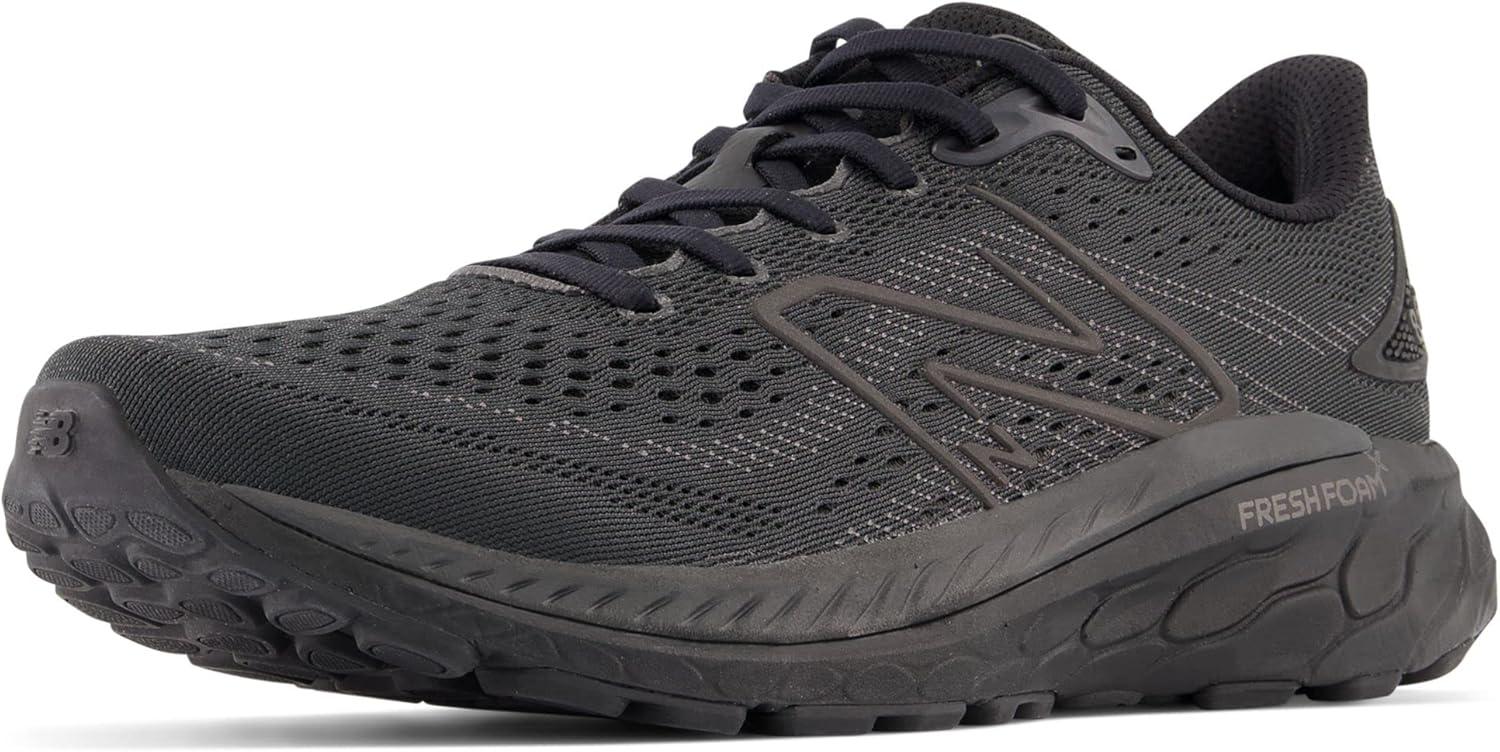 image:imageNew Balance Mens Fresh Foam 1080v6 Running ShoeBlackPhantomBlack Metallic