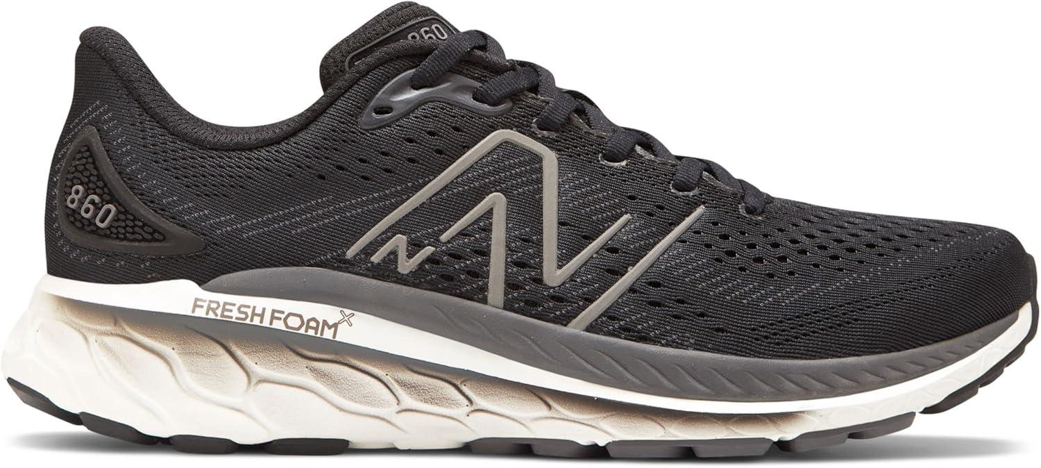 image:imageNew Balance Mens Fresh Foam 1080v6 Running ShoeBlackWhiteMagnet