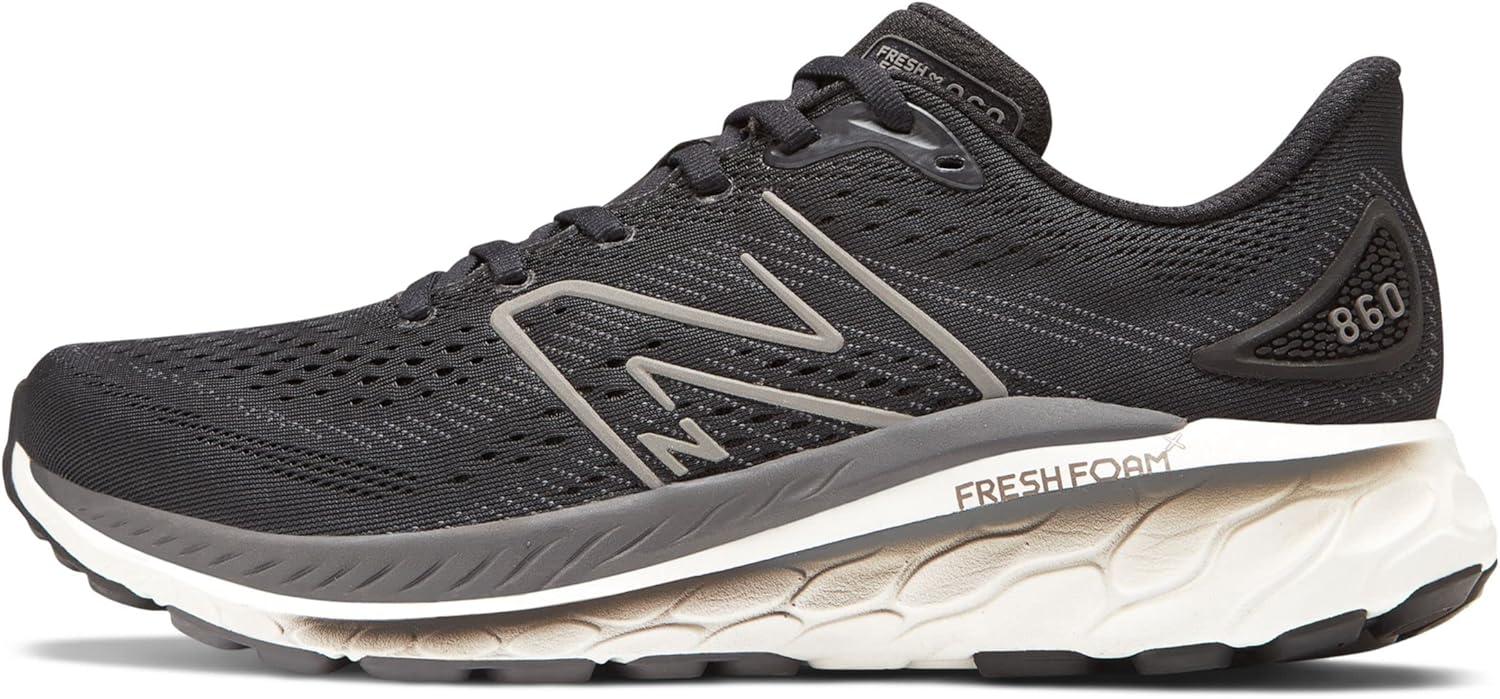 image:imageNew Balance Mens Fresh Foam 1080v6 Running ShoeBlackWhiteMagnet