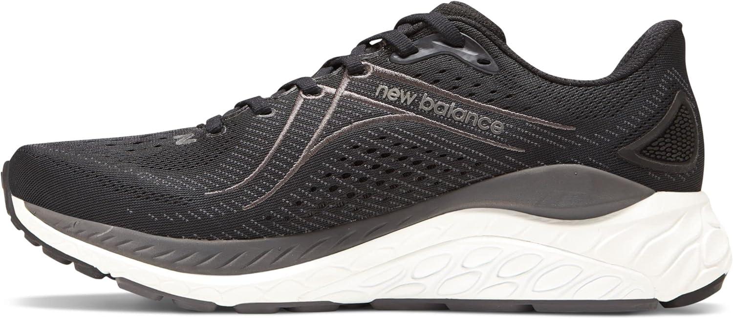 image:imageNew Balance Mens Fresh Foam 1080v6 Running ShoeBlackWhiteMagnet
