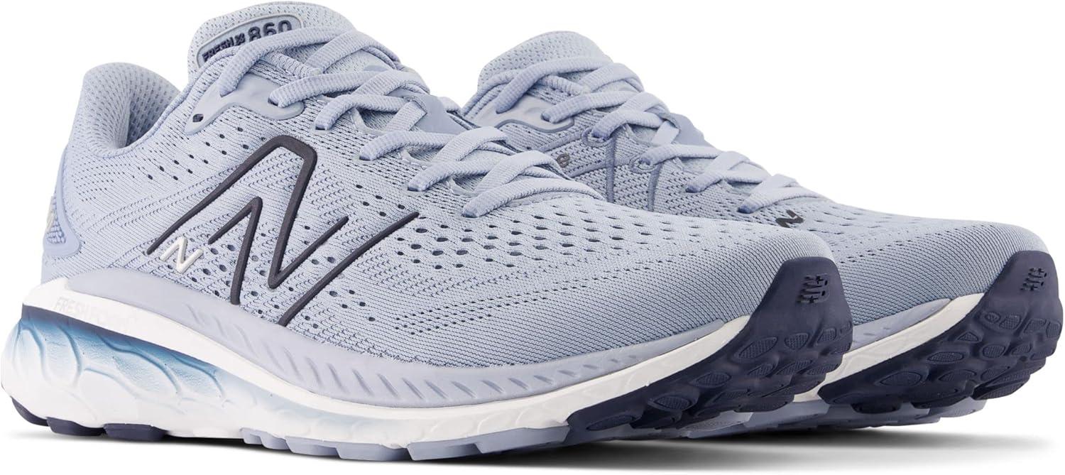 image:imageNew Balance Mens Fresh Foam 1080v6 Running ShoeLight Arctic GreyNatural IndigoSilver Metallic