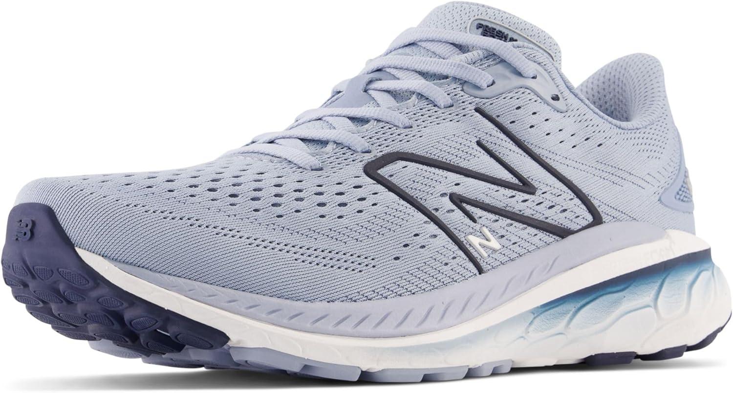 image:imageNew Balance Mens Fresh Foam 1080v6 Running ShoeLight Arctic GreyNatural IndigoSilver Metallic