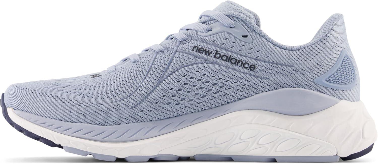 image:imageNew Balance Mens Fresh Foam 1080v6 Running ShoeLight Arctic GreyNatural IndigoSilver Metallic