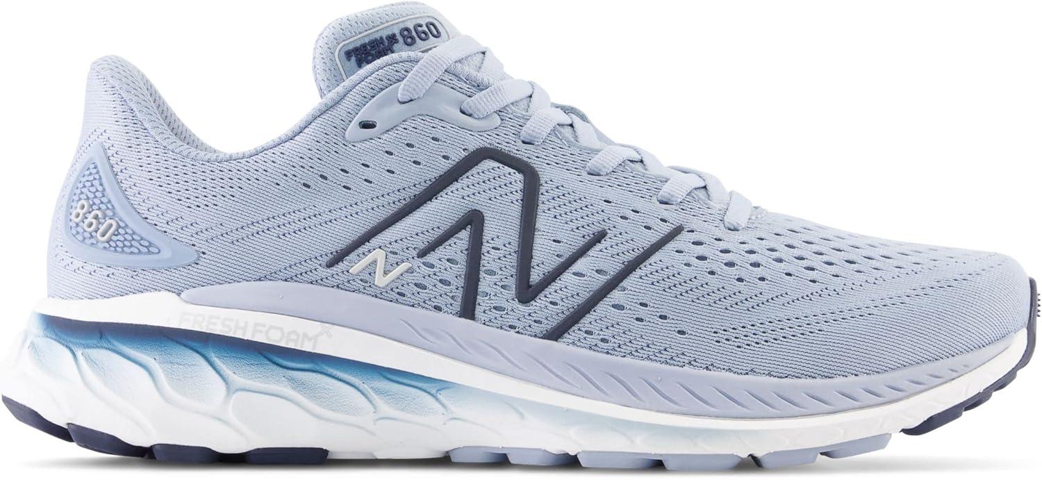 image:imageNew Balance Mens Fresh Foam 1080v6 Running ShoeLight Arctic GreyNatural IndigoSilver Metallic
