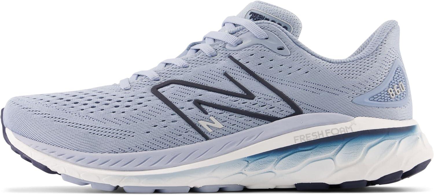 image:imageNew Balance Mens Fresh Foam 1080v6 Running ShoeLight Arctic GreyNatural IndigoSilver Metallic