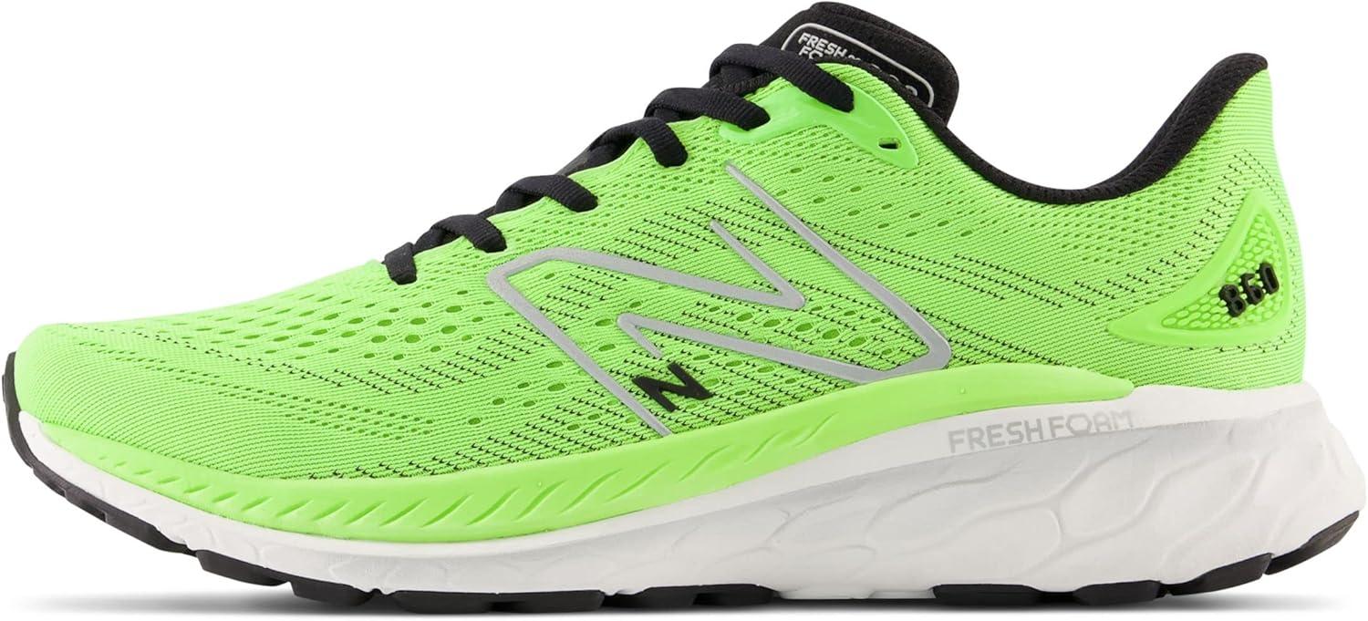 image:imageNew Balance Mens Fresh Foam 1080v6 Running ShoePixel GreenBlackSilver Metallic