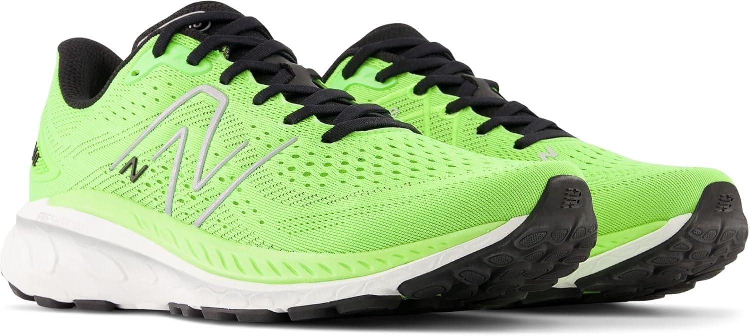 image:imageNew Balance Mens Fresh Foam 1080v6 Running ShoePixel GreenBlackSilver Metallic