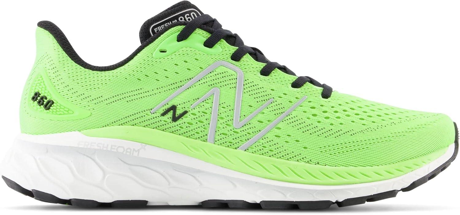 image:imageNew Balance Mens Fresh Foam 1080v6 Running ShoePixel GreenBlackSilver Metallic