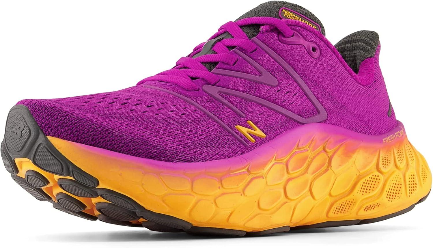 image:imageNew Balance Mens Fresh Foam 1080v6 Running ShoePurple PunchHot Marigold