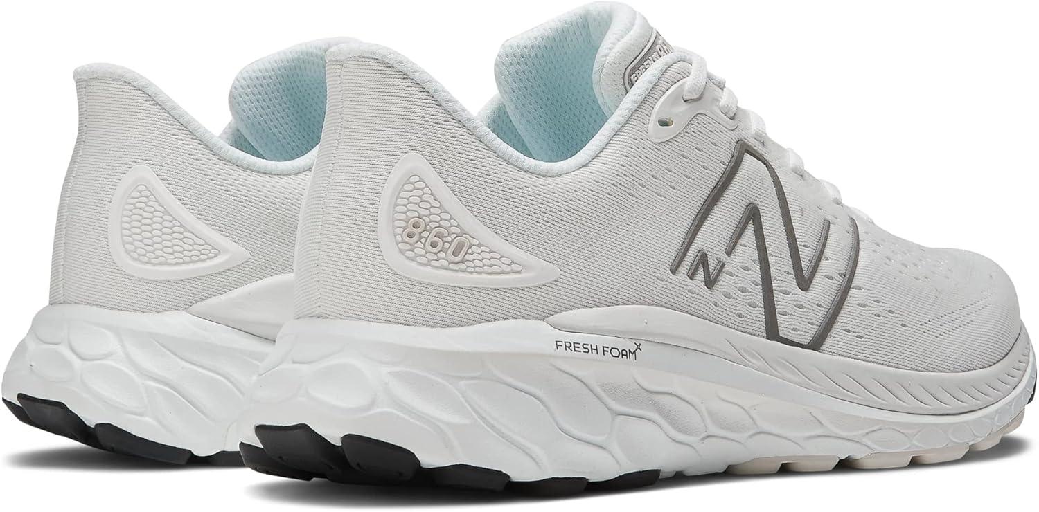 image:imageNew Balance Mens Fresh Foam 1080v6 Running ShoeWhiteDark Silver MetallicReflection