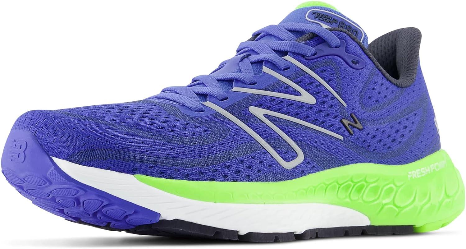 image:imageNew Balance Mens Fresh Foam X 880 V13 Running ShoesBluePixel GreenEclipse
