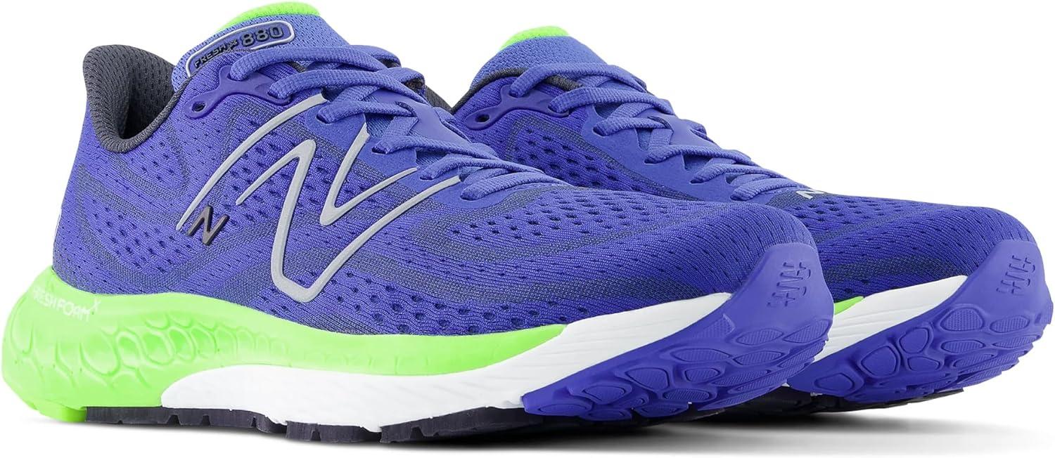 image:imageNew Balance Mens Fresh Foam X 880 V13 Running ShoesBluePixel GreenEclipse