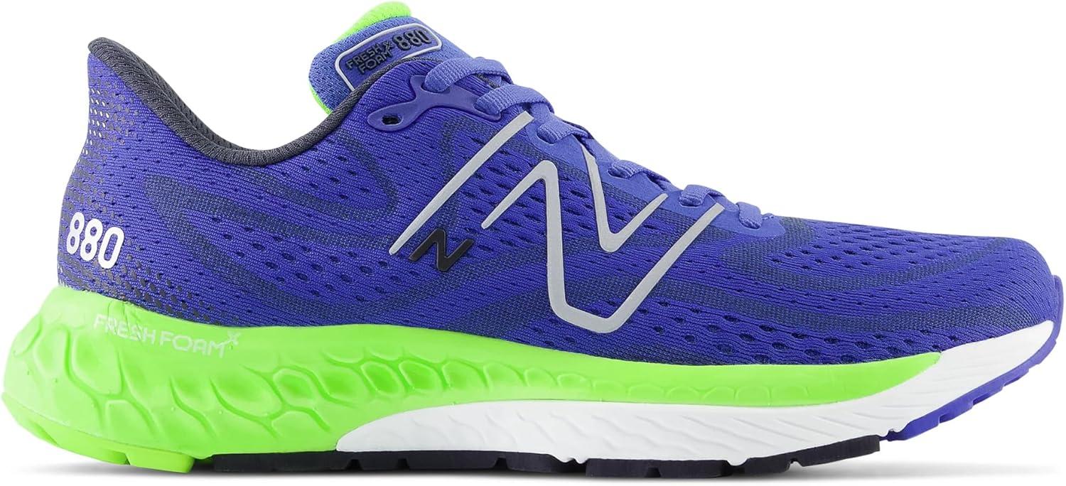 image:imageNew Balance Mens Fresh Foam X 880 V13 Running ShoesBluePixel GreenEclipse