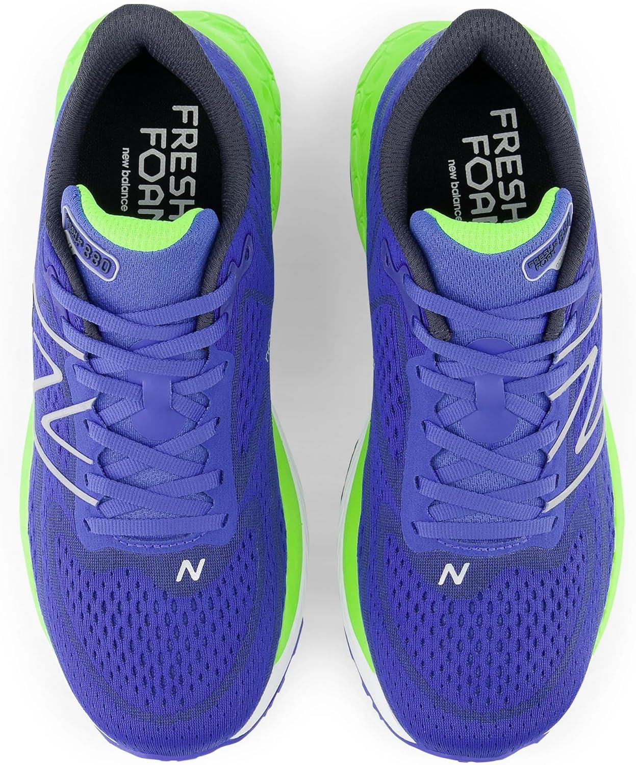 image:imageNew Balance Mens Fresh Foam X 880 V13 Running ShoesBluePixel GreenEclipse