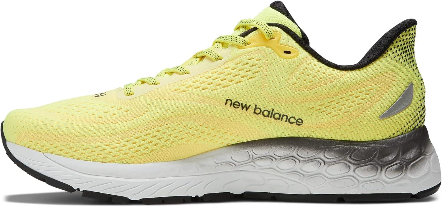 image:imageNew Balance Mens Fresh Foam X 880 V13 Running ShoesCosmic PineappleSilver MetallicBlack Metallic