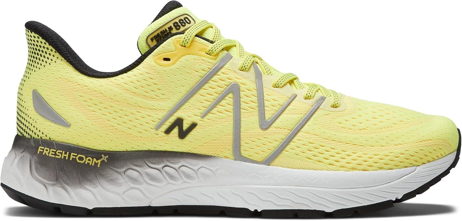 image:imageNew Balance Mens Fresh Foam X 880 V13 Running ShoesCosmic PineappleSilver MetallicBlack Metallic
