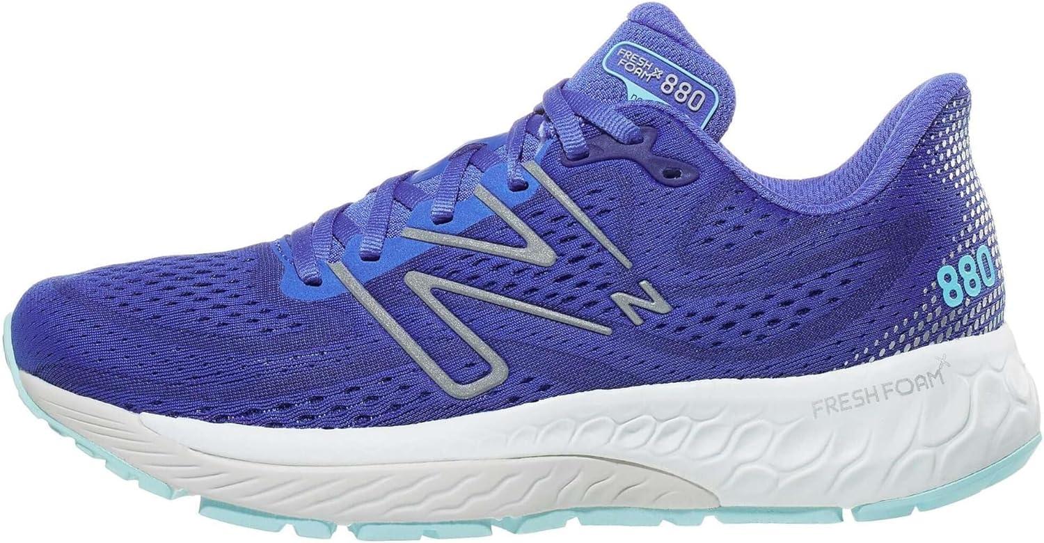 image:imageNew Balance Mens Fresh Foam X 880 V13 Running ShoesMarine BlueBright Cyan