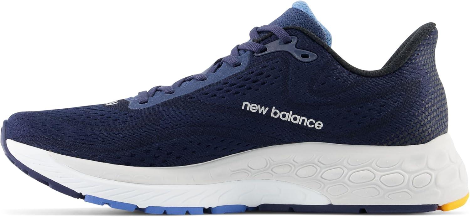 image:imageNew Balance Mens Fresh Foam X 880 V13 Running ShoesNb NavyHeritage BlueHot Marigold
