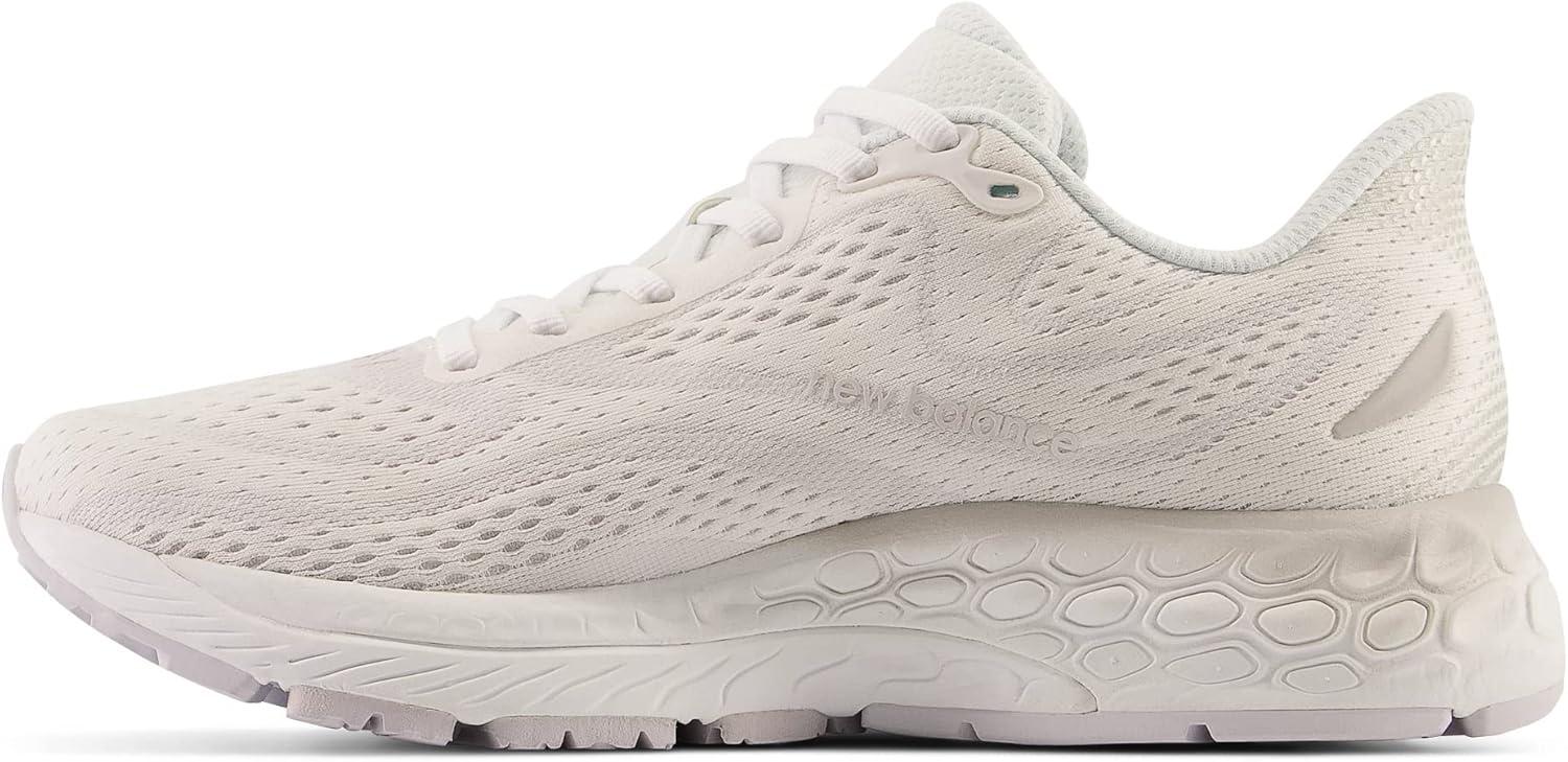 image:imageNew Balance Mens Fresh Foam X 880 V13 Running ShoesWhiteLight Silver MetallicQuartz Grey