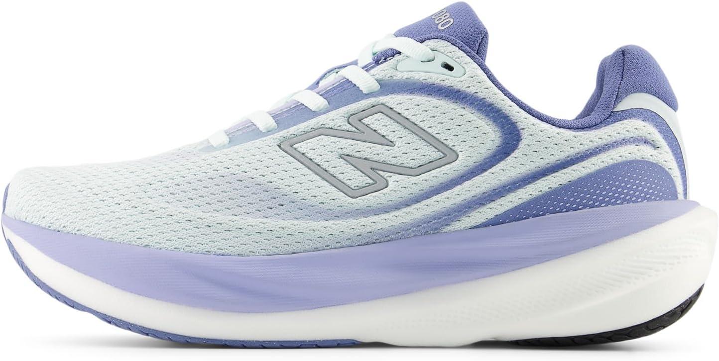 image:imageNew Balance Womens 1080 V15 Running ShoeGlint BlueSilver Metallic