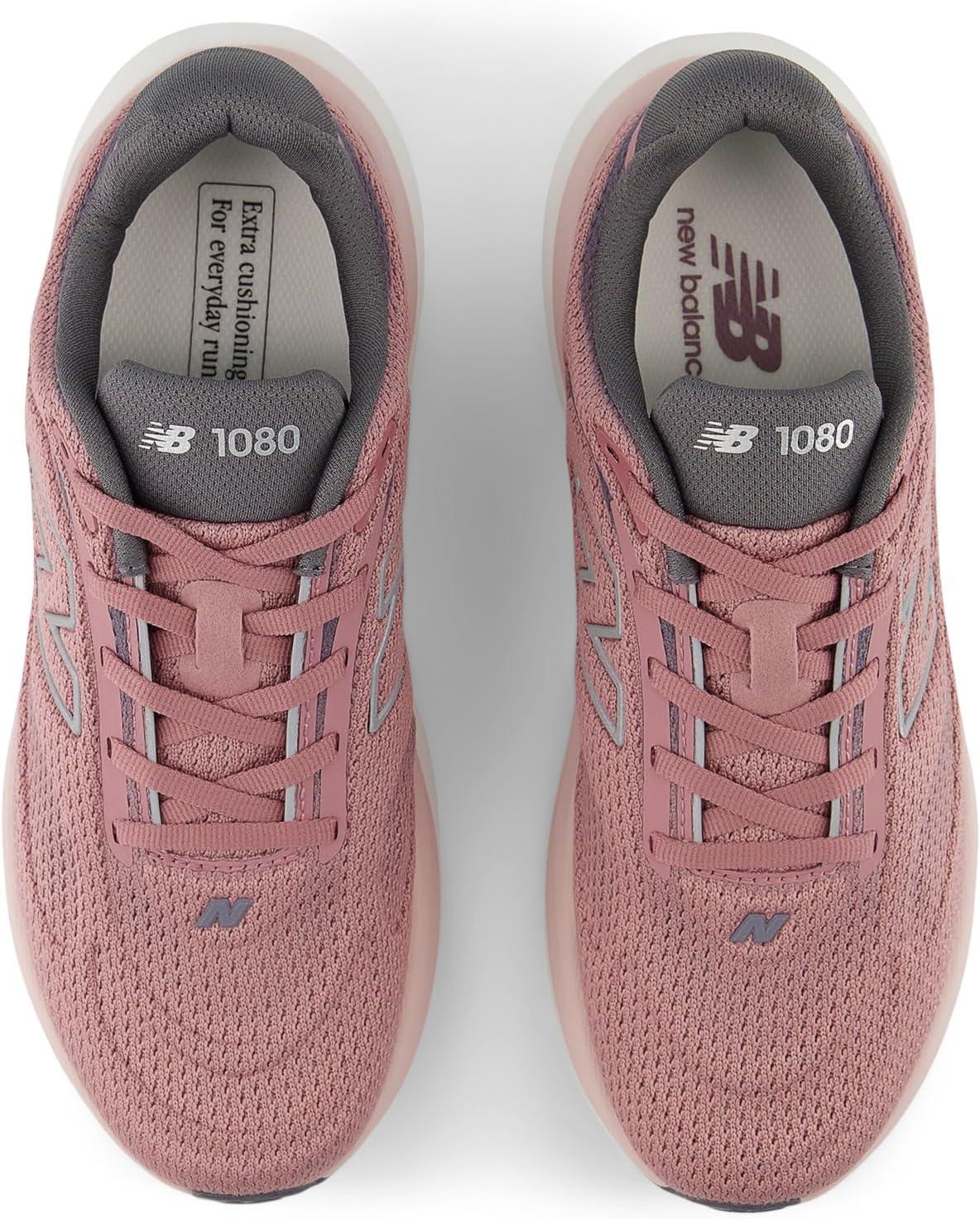 image:imageNew Balance Womens 1080 V15 Running ShoeRosewoodSilver Metallic