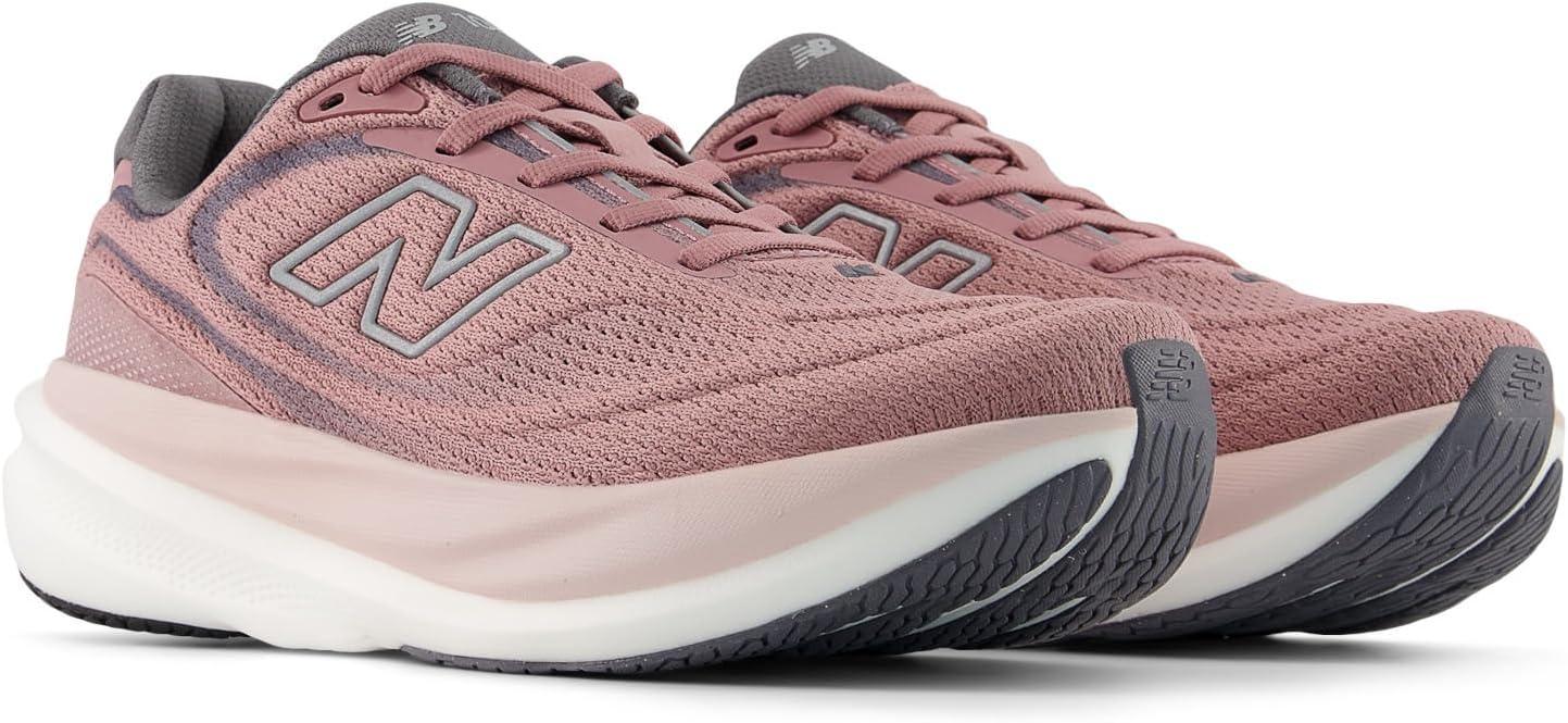 image:imageNew Balance Womens 1080 V15 Running ShoeRosewoodSilver Metallic