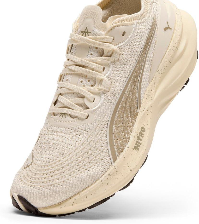 image:imagePuma Womens Foreverrun Nitro 2 Running ShoesAlpine SnowVelvet MossPuma Black